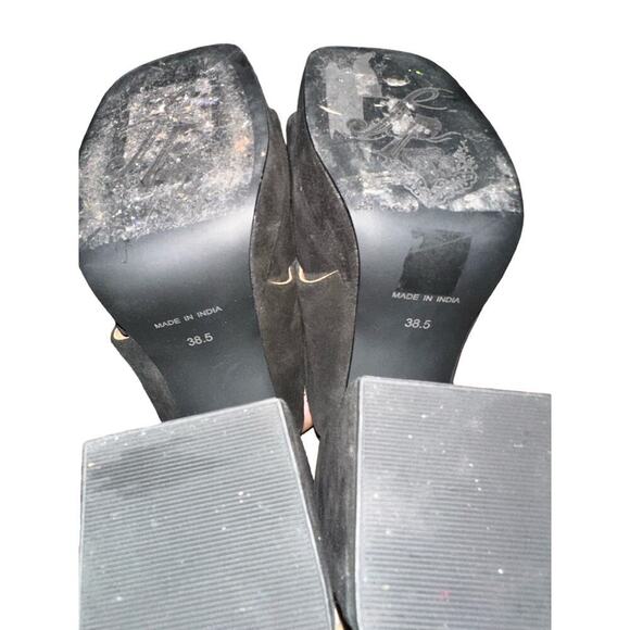 Free People Love is Everywhere Platform Sandal Black Size 38.5 US 8.5 - Picture 7 of 7